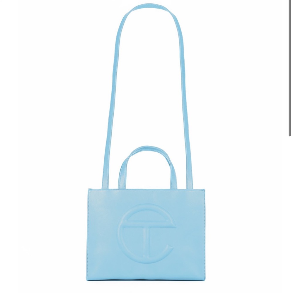 Medium Pool Blue Telfar Bag